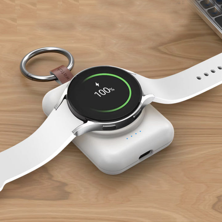 Trådløs magnetisk iWatch-oplader til Apple Ur, lille og kompakt, stærk magnetisk fastgørelse, LED-indikatorer