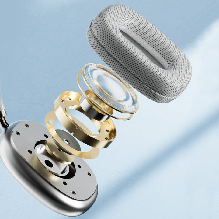 Trådløse komfortable over-ear Bluetooth-hovedtelefoner, stilfuldt sort design, bløde ørepuder, kraftfuld lydgengivelse.