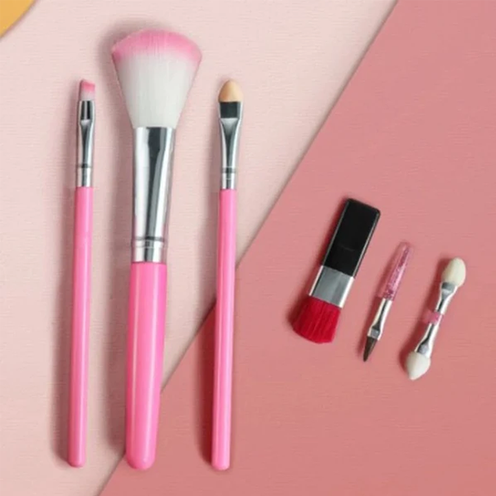 Børns vaskbart makeupsæt, lilla og pink, legetøj til piger, sikkert og kompakt skønhedslegesæt.