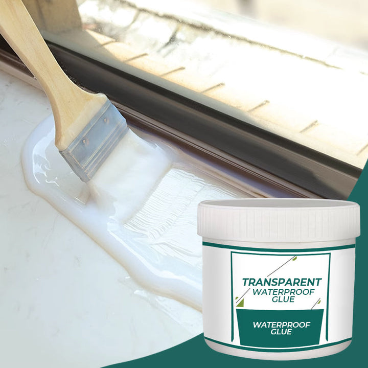 Klar vandtæt lim, krystalklar finish, multi-purpose til reparationer og håndværk, 100g og 300g.