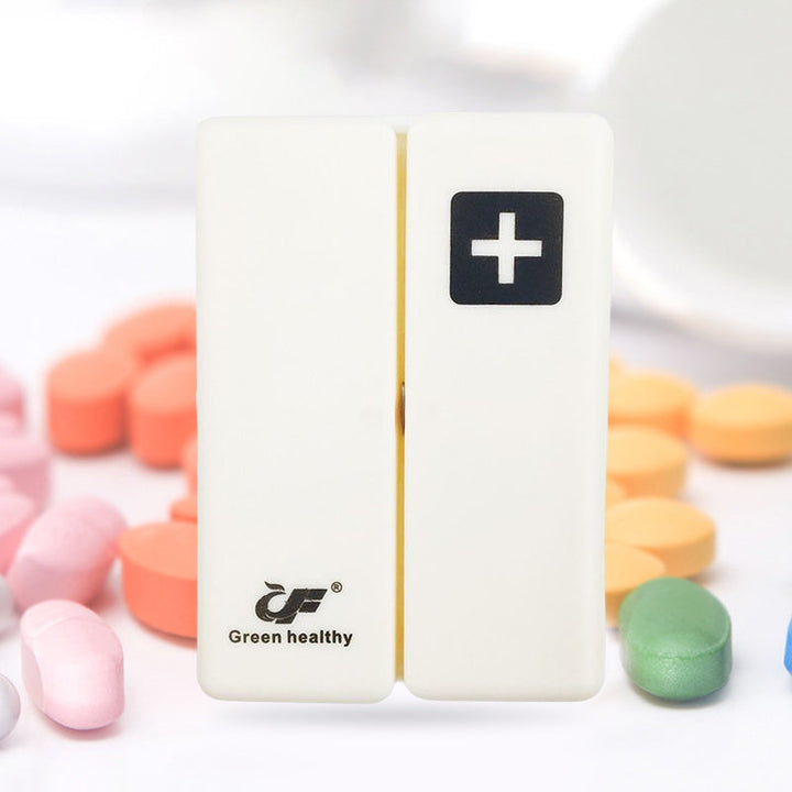 Magnetisk 7-rums pilledåse i forskellige farver, magnetisk låg, BPA-fri plast, alsidig medicindispenser