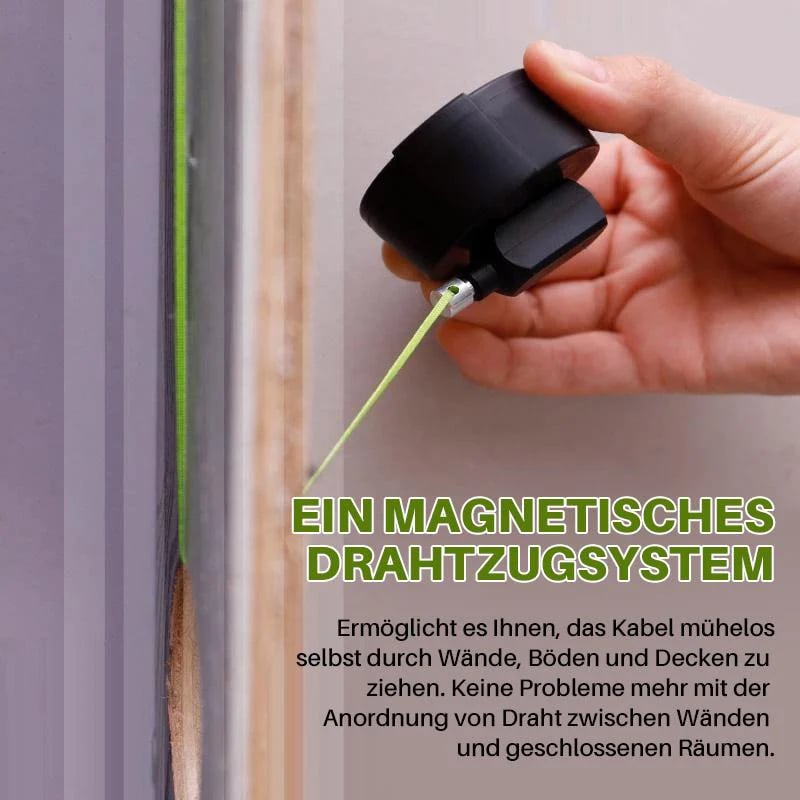 Magnetisk kabeltrækker, 4 stk.: stærk magnet styrer kabler nemt gennem vægge og gulve.