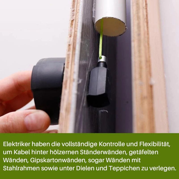 Magnetisk kabeltrækker, 4 stk.: stærk magnet styrer kabler nemt gennem vægge og gulve.