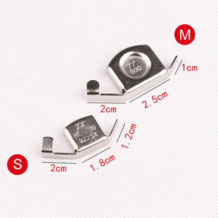 Magnetisk syvejledning til symaskiner, holdbar metalstruktur, robust design, til hjemmesyning og beklædningsindustrien.