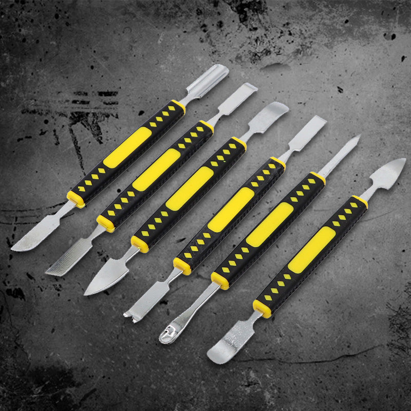 Metal mini lægtehammer sæt, 6 stk, holdbar stålkonstruktion, kompakt og let, skridsikre ABS-håndtag.