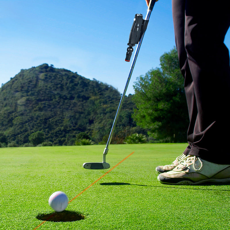Miesten golf laseretäisyysmittari, hopeanvärinen, kompakti design, tarkkuudella, parantaa lyöntien hallintaa.