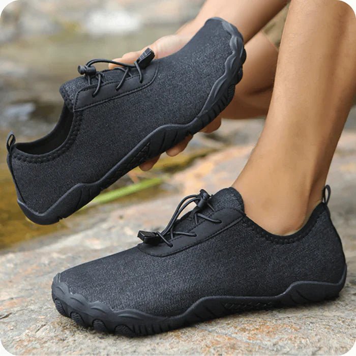 Miesten ja naisten hengittävät, kevyet barefoot-kengät ulkoiluun, tyylikäs ulkonäkö, ergonominen istuvuus.