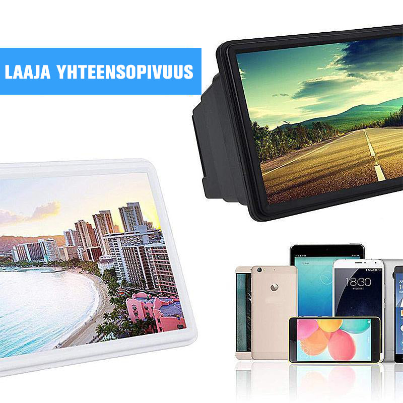 Mobilskærmforstørrer til mænd og kvinder, elegant, teleskopisk, let, ABS-struktur, større seeroplevelse.