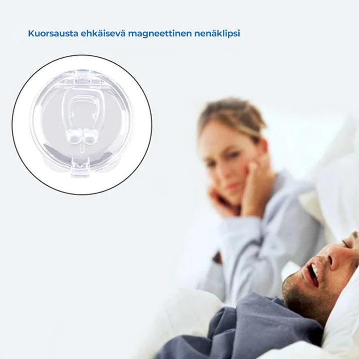 Silikone anti-snorke enhed til mænd og kvinder, reducerer snorken, nem at indsætte i næsen og behagelig at bruge.