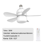 30W | E26/E27 | 4 hastigheder + fjernbetjening