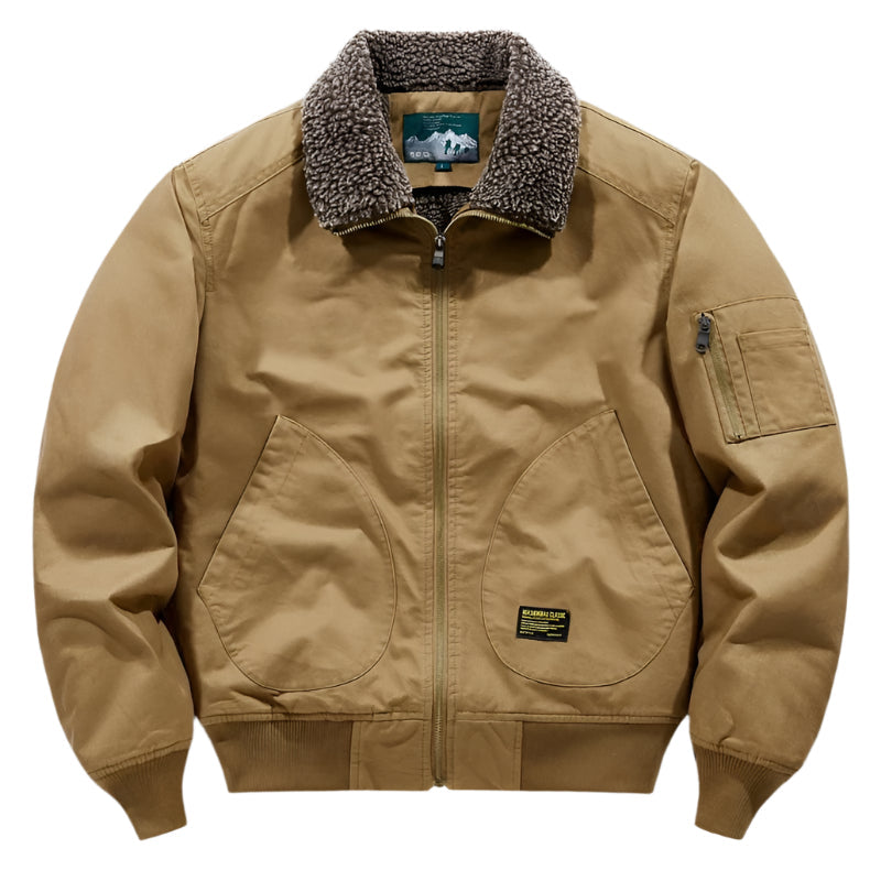 Herre fleecejakke i grå, blød og varm, ideel til vinterbrug, udendørs aktiviteter og byliv.