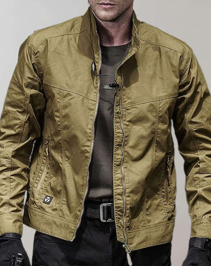 "Miesten moderni kesätakki, khaki tai vihreä, kevyt ja tyylikäs, ajaton design, vedenpitävä, hengittävä ja mukava."