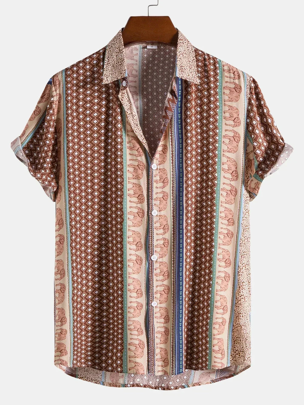 Miesten vintage T-paita, rento puuvilla, ainutlaatuinen kuvio, kesämalli, hengittävä materiaali, täydellinen vapaa-ajan tyyli