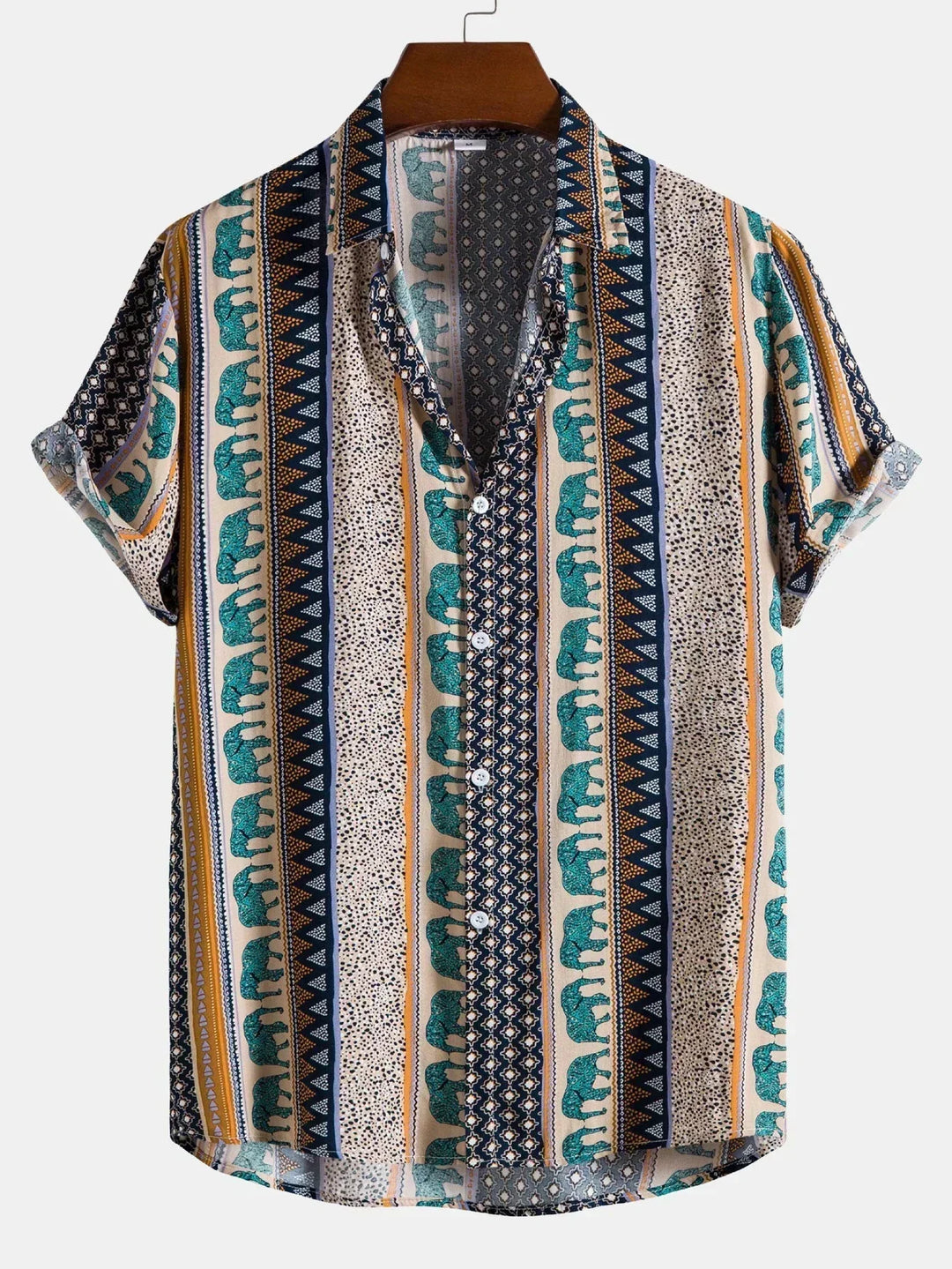 Miesten vintage T-paita, rento puuvilla, ainutlaatuinen kuvio, kesämalli, hengittävä materiaali, täydellinen vapaa-ajan tyyli