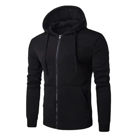 Miesten Slim Fit Vetoketjullinen Hupparitakki