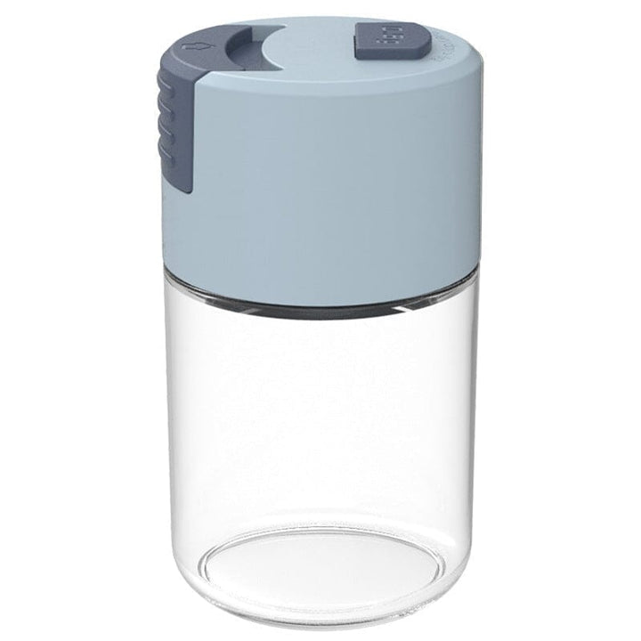 Moderne salt shaker, elegant glas og holdbar ABS plast, ergonomisk design til køkkenet, 100 ml kapacitet.