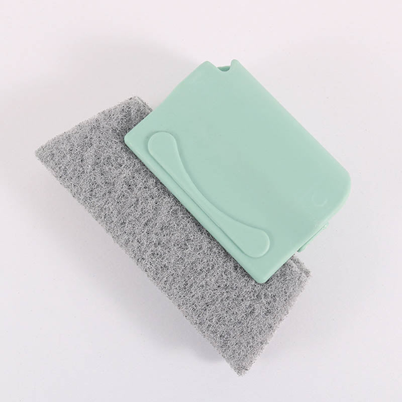 Alsidig Magic Groove rengøringsbørste, ergonomisk design, beige, grå eller grøn, rengør hjemmets svært tilgængelige steder.
