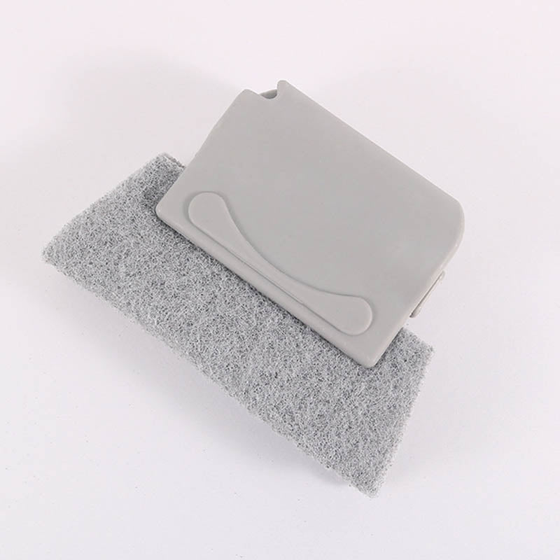 Alsidig Magic Groove rengøringsbørste, ergonomisk design, beige, grå eller grøn, rengør hjemmets svært tilgængelige steder.