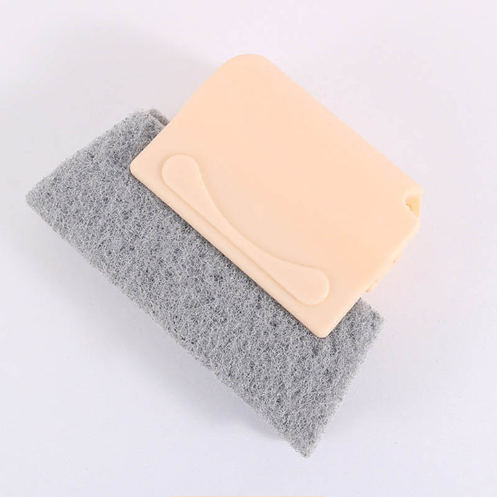 Alsidig Magic Groove rengøringsbørste, ergonomisk design, beige, grå eller grøn, rengør hjemmets svært tilgængelige steder.