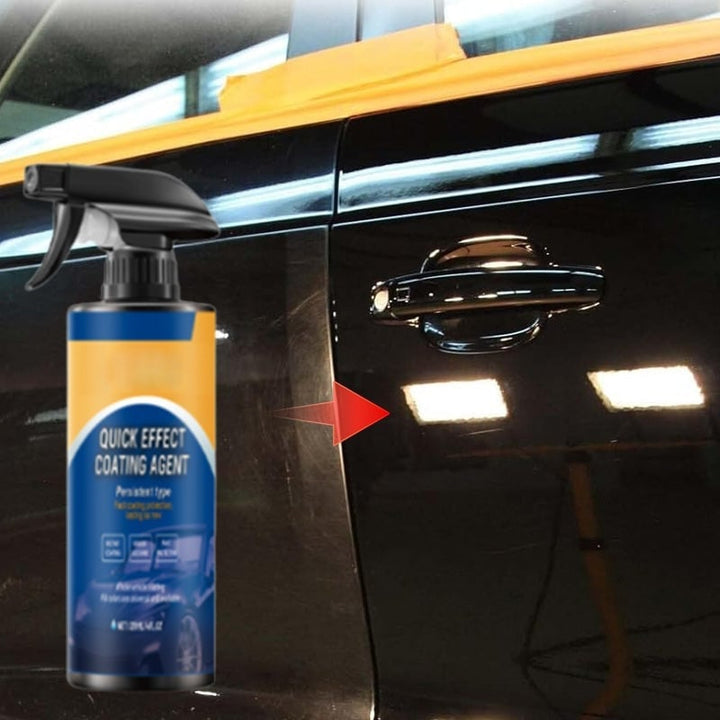 Multifunktionel bilmaling spray, skinnende overflade, beskyttelse mod ridser og støv, miljøvenlig sprayflaske