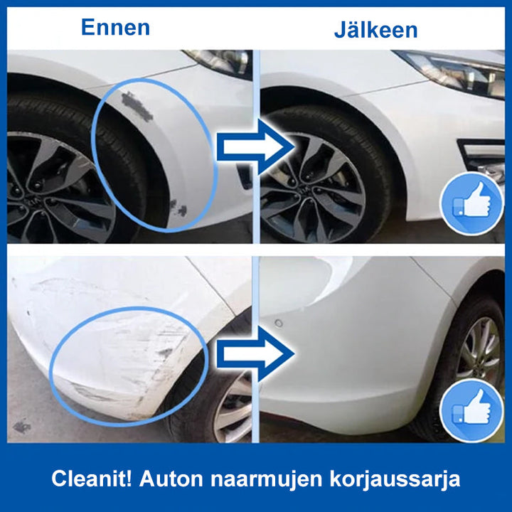 Multifunktionelt bilridse reparationssæt, genopretter glans, brug 10 sekunder, passer til alle laktyper.