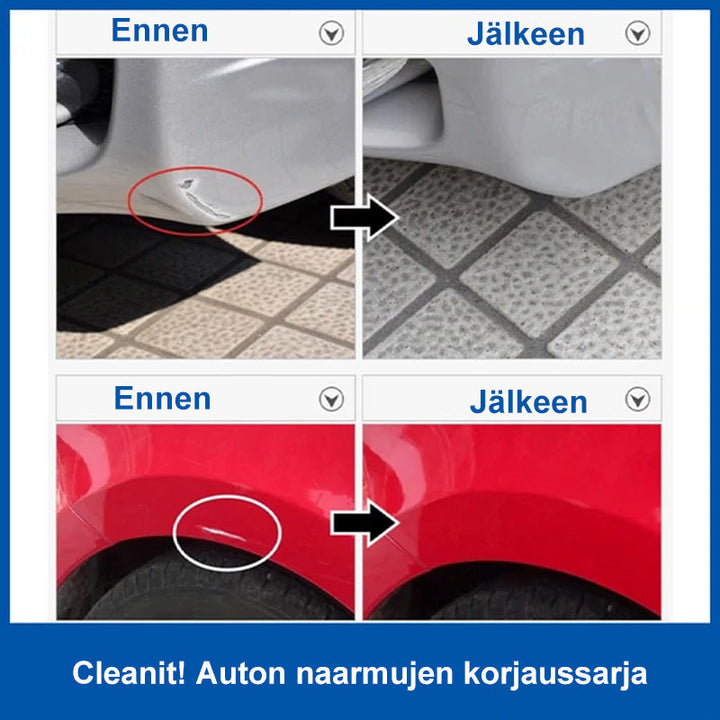 Multifunktionelt bilridse reparationssæt, genopretter glans, brug 10 sekunder, passer til alle laktyper.