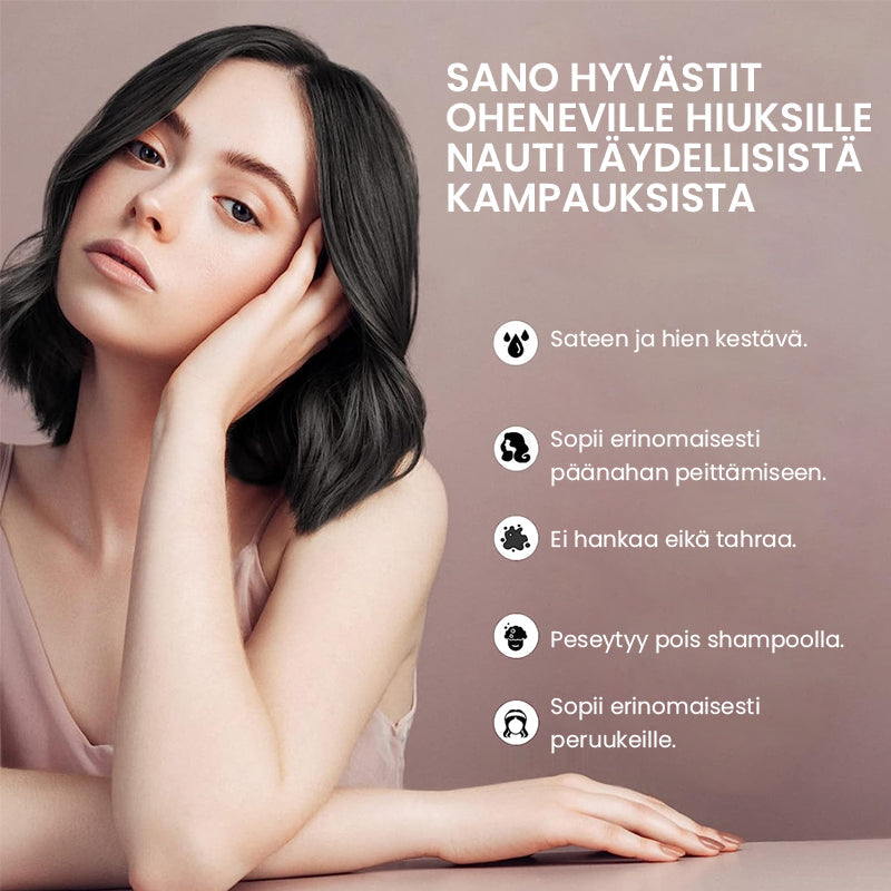 Multifunktionelt hårfarvepudder, naturligt resultat, dækker grå rødder, øger volumen og selvtillid.