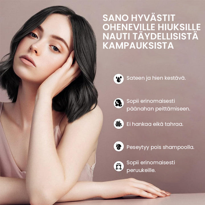 Multifunktionelt hårfarvepudder, naturligt resultat, dækker grå rødder, øger volumen og selvtillid.