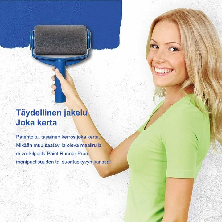 Alsidig malerulle, blå svamp, velegnet til vægge, gulve og lofter, brugervenligt hjemmeværktøj.
