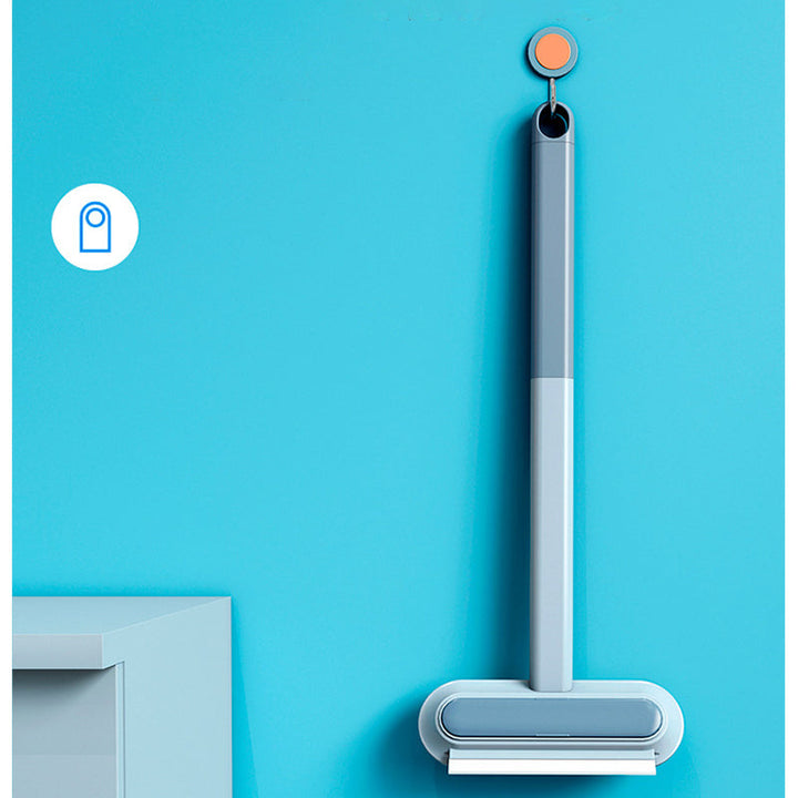 Alsidig rengøringsbørste, langt håndtag, våd- og tørrens, ergonomisk design, rengøring af hjem og bil.