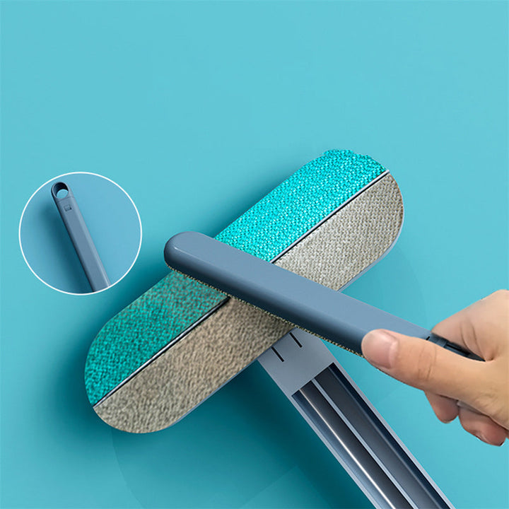 Alsidig rengøringsbørste, langt håndtag, våd- og tørrens, ergonomisk design, rengøring af hjem og bil.