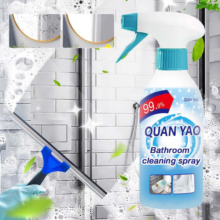 Multipurpose bathroom cleaning spray, 300ml, removes limescale and bacteria, provides a fresh scent and shine.