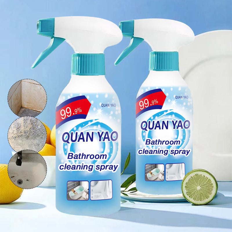 Multipurpose bathroom cleaning spray, 300ml, removes limescale and bacteria, provides a fresh scent and shine.