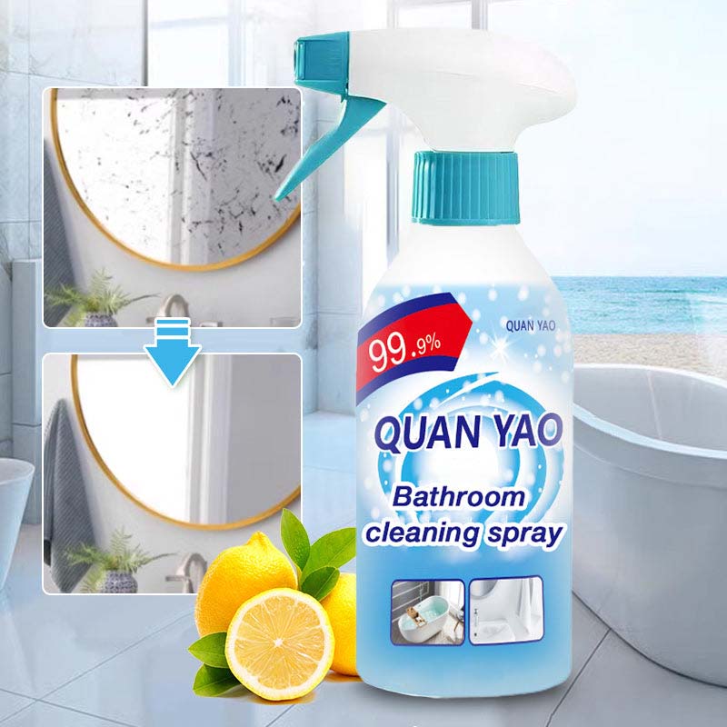 Multipurpose bathroom cleaning spray, 300ml, removes limescale and bacteria, provides a fresh scent and shine.
