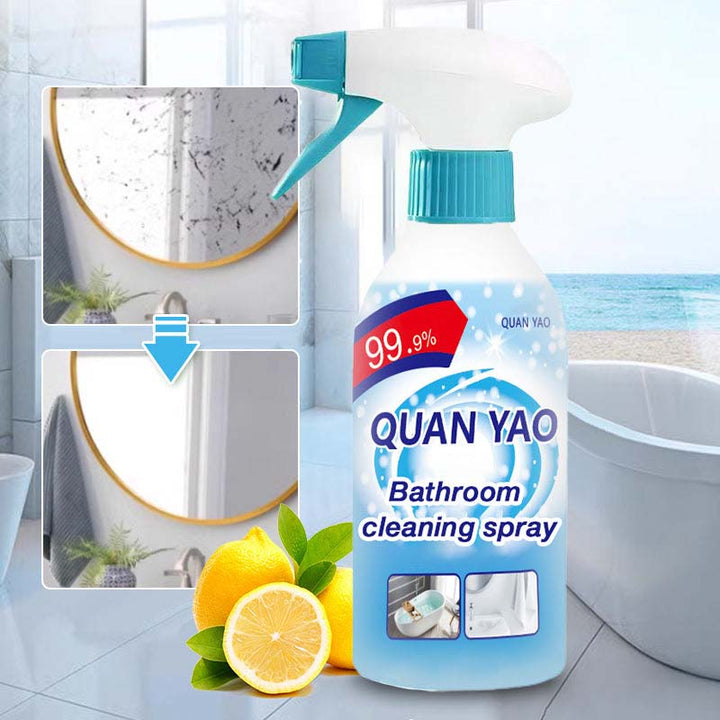 Multipurpose bathroom cleaning spray, 300ml, removes limescale and bacteria, provides a fresh scent and shine.