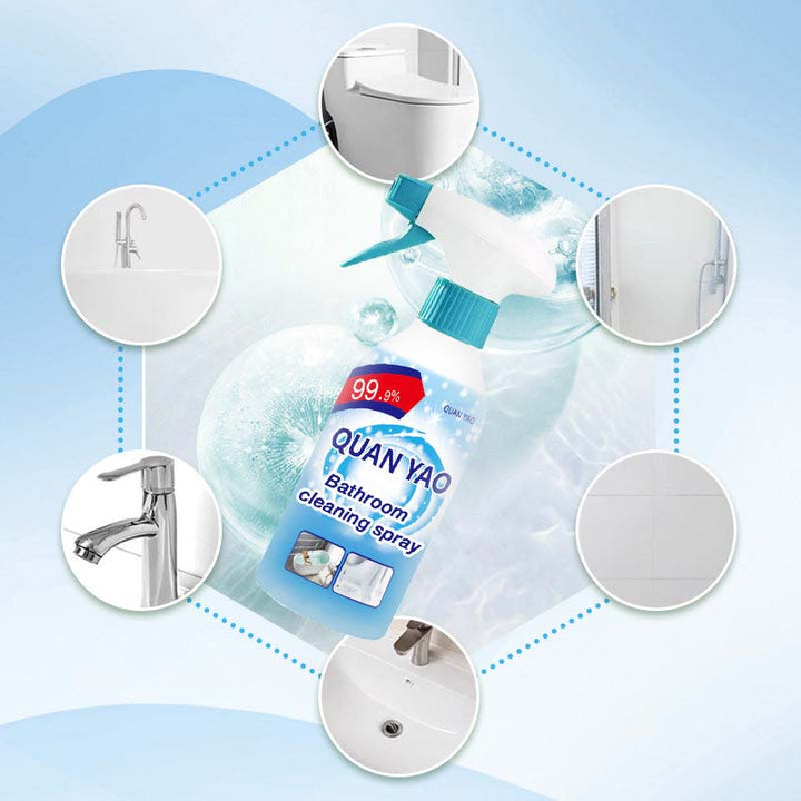 Multipurpose bathroom cleaning spray, 300ml, removes limescale and bacteria, provides a fresh scent and shine.