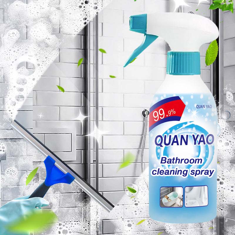 Multipurpose bathroom cleaning spray, 300ml, removes limescale and bacteria, provides a fresh scent and shine.