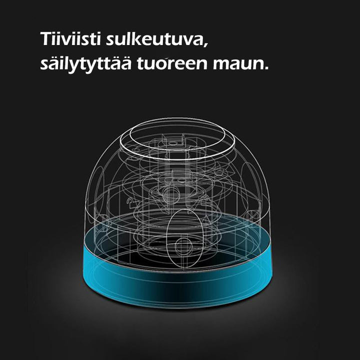 Multifunktionel rød vinflaskeprop med rundt design, bevarer drikkevares friskhed ved tæt forsegling.