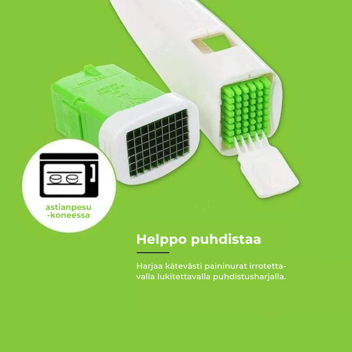 Multifunktionel hvidløgspresser i rustfrit stål, holdbart og ergonomisk design, køkkenredskab i rustfrit stål.