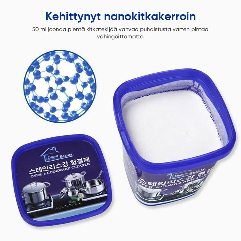 Multifunktionelt kraftigt rengøringsmiddel, forsegling, 500g flaske, mod en skinnende overflade, effektiv løsning til hjemmerengøring.