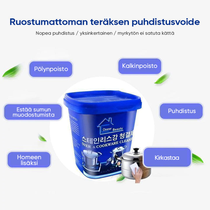 Multifunktionelt kraftigt rengøringsmiddel, forsegling, 500g flaske, mod en skinnende overflade, effektiv løsning til hjemmerengøring.