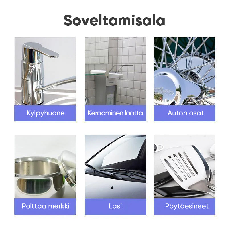Multifunktionelt kraftigt rengøringsmiddel, forsegling, 500g flaske, mod en skinnende overflade, effektiv løsning til hjemmerengøring.