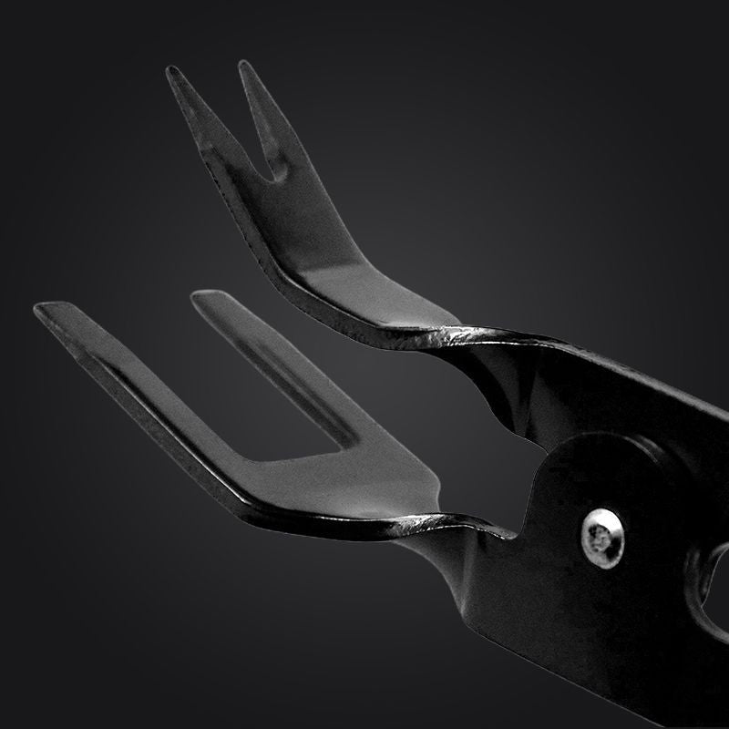 Multifunktionelle afmonteringsværktøjer med ergonomisk PVC-greb og legeret stål, ideel til bil- og møbelreparationer.