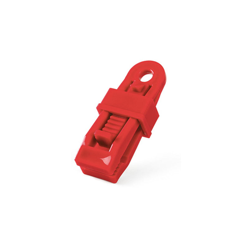 Multifunktionelle tarp clips til udendørs brug, sorte, savtakket klemme, strømlinet design, holdbar PA-plastik.