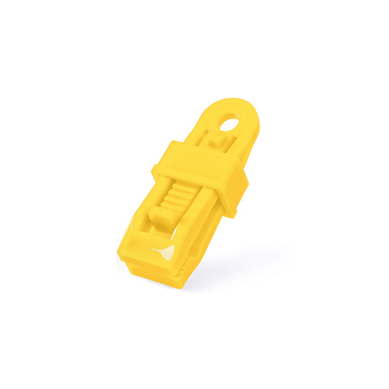Multifunktionelle tarp clips til udendørs brug, sorte, savtakket klemme, strømlinet design, holdbar PA-plastik.