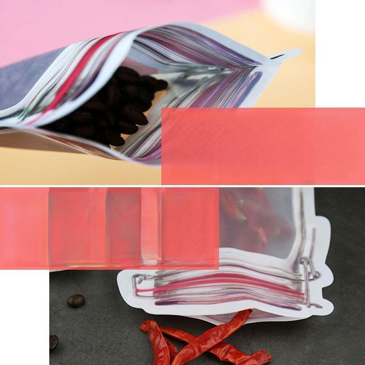 Multifunktionelle lynlåsposer til opbevaring i blå, rød og gul, lufttætte og miljøvenlige opbevaringsløsninger