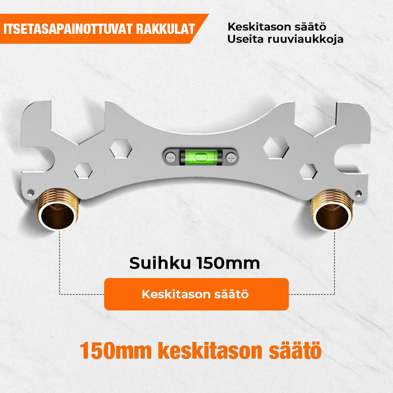 Multiværktøjsskruetrækker, grå, skridsikkert metalhåndtag, velegnet til utilgængelige steder, holdbart rustfrit stål