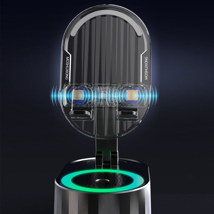 Multifunktionel induktionshøjttaler med LED-lys, kompakt størrelse, sofistikerede lyseffekter, moderne design