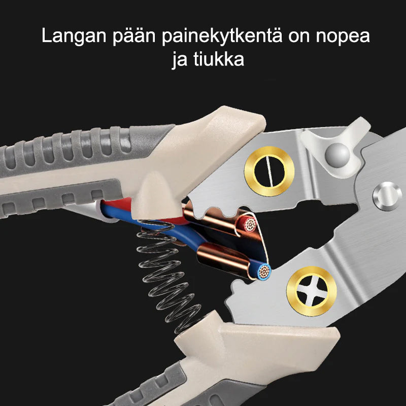 Multifunktionelle afisoleringsklemmer, ergonomisk polstret håndtag, krom-vanadiumstål, innovativt design