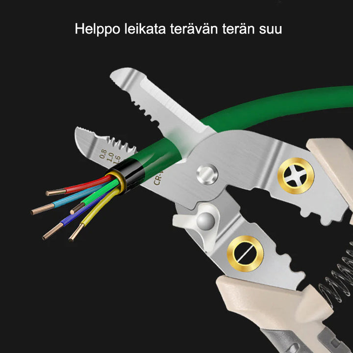 Multifunktionelle afisoleringsklemmer, ergonomisk polstret håndtag, krom-vanadiumstål, innovativt design